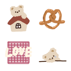 [LINE絵文字] bear life stickerの画像