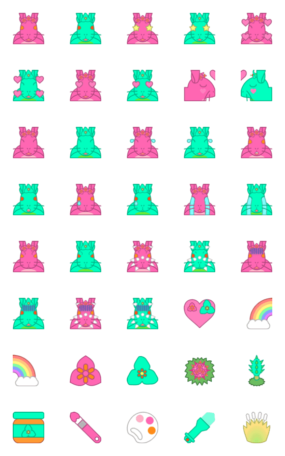 [LINE絵文字]オチャとプヤベルの画像一覧