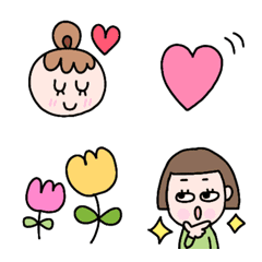 [LINE絵文字] アーコとケーコの絵文字の画像