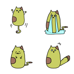 [LINE絵文字] 猫ちゃんと一緒の画像