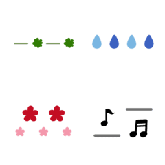 [LINE絵文字] かわいいポケット日記仕切り2.0の画像