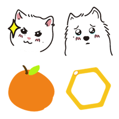 [LINE絵文字] LLD cat and dogの画像