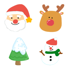 [LINE絵文字] Hello Christmas pastel day emojiの画像