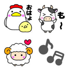 [LINE絵文字] ONE動物の画像