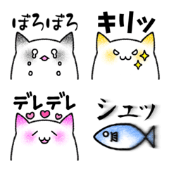 [LINE絵文字] オノマトニャンコ（絵文字版）の画像