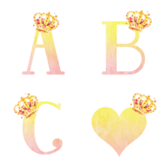 [LINE絵文字] crown gradation emojiの画像