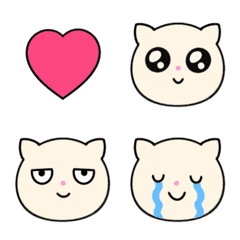 [LINE絵文字] ♡ 動く♪ねこ絵文字 ♡の画像