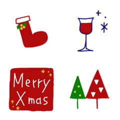 [LINE絵文字] シンプル★クリスマスの画像