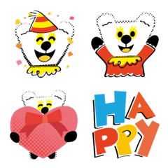 こいぬのミルキー（ホリデー）の絵文字メイン画像