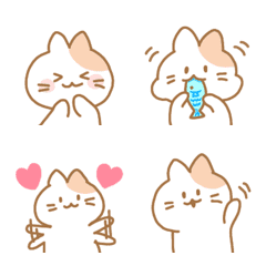 [LINE絵文字] やしゅしのねこ吉-2の画像