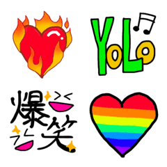 [LINE絵文字] pure loveの画像