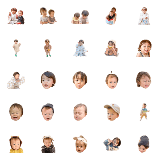 [LINE絵文字]HIROTO ＆ KOTARO Emojiの画像一覧