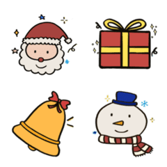 [LINE絵文字] Cutie Christmas is happyの画像