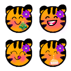 [LINE絵文字] Emoji pastel christmas,New Yearの画像