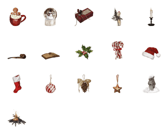 [LINE絵文字]Christmas KHUNREの画像一覧