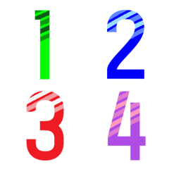 [LINE絵文字] 数字＋アルファベット★8の画像