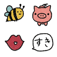 動く★41chのクレヨン*絵文字の絵文字メイン画像