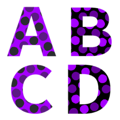 [LINE絵文字] アルファベット★数字★A-Z.0-9★#026の画像