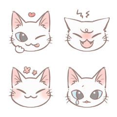 ゆるねこ◯しろの絵文字メイン画像