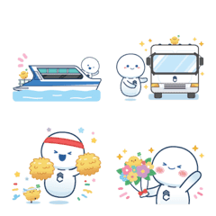 [LINE絵文字] SAKUN.C Boat-Busの画像