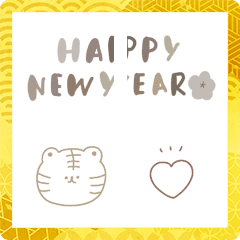 [LINE絵文字] 動くシンプル線画♡YUKANCO絵文字の画像