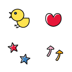 [LINE絵文字] ▶︎動く！コミカル★毎日使える基本絵文字の画像