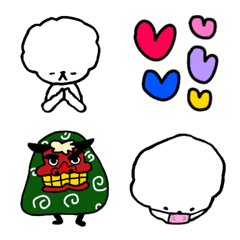 [LINE絵文字] emojiがしわた ③の画像