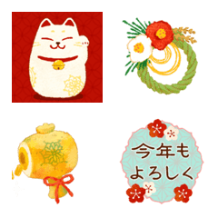 ◉日本のお正月◉2022の絵文字メイン画像