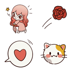 [LINE絵文字] Rosie Rosaline Emoji！の画像