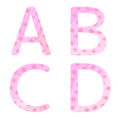 [LINE絵文字] アルファベット★数字★A-Z.0-9★#028の画像