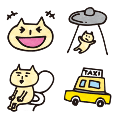 [LINE絵文字] 猫といろいろ使える絵文字たちの画像