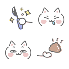 [LINE絵文字] Catcat Emoticonの画像