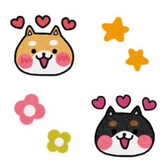 [LINE絵文字] 柴犬ぽるて。絵文字②の画像