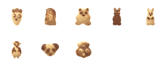[LINE絵文字]Sweet ＆ Spicy Cookiesの画像一覧