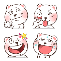 [LINE絵文字] Love u Bear Emoji so cute < 1 >の画像