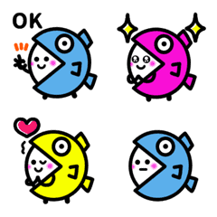 [LINE絵文字] 動く！ぎょじん ～魚の中のやつら～の画像