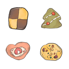 [LINE絵文字] lovely cookiesの画像