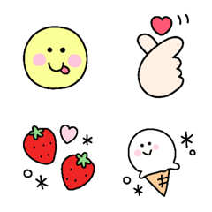 [LINE絵文字] かわいい絵文字♡。・の画像