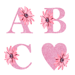 [LINE絵文字] big pink flower emojiの画像