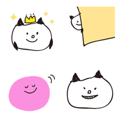 [LINE絵文字] ほとんどねこさんの画像