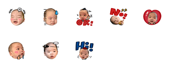 [LINE絵文字]Little peanut emoticons 1.の画像一覧