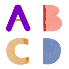 [LINE絵文字] Hoshi no Emoji - ABCの画像