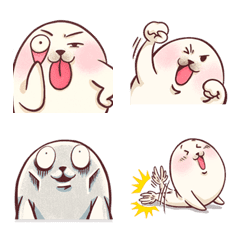 [LINE絵文字] seal friend Emojiの画像