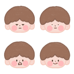 [LINE絵文字] My face;)の画像