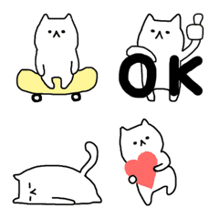 [LINE絵文字] 動くゆるねこ。の画像