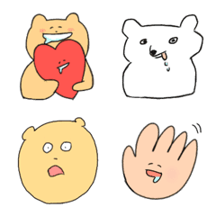 [LINE絵文字] くまゆるさんの画像
