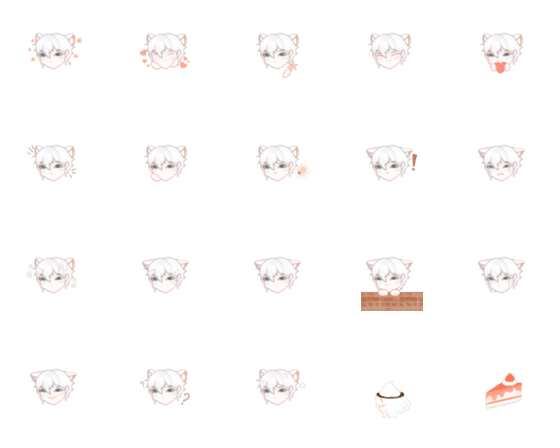 [LINE絵文字]Cat man (dan)の画像一覧