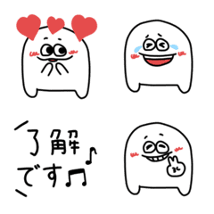 [LINE絵文字] ゆるくて可愛い落書きモンスター。の画像