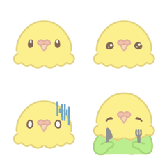 [LINE絵文字] インコちゃんのえもじの画像