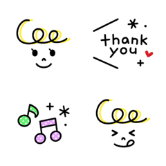 [LINE絵文字] ＊カラフル＆Cute＊の画像